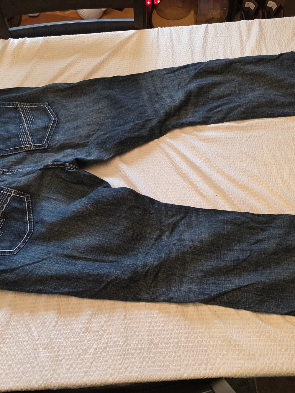 Cinch Ian Men's Dark Blue Bootcut Jeans 36x32